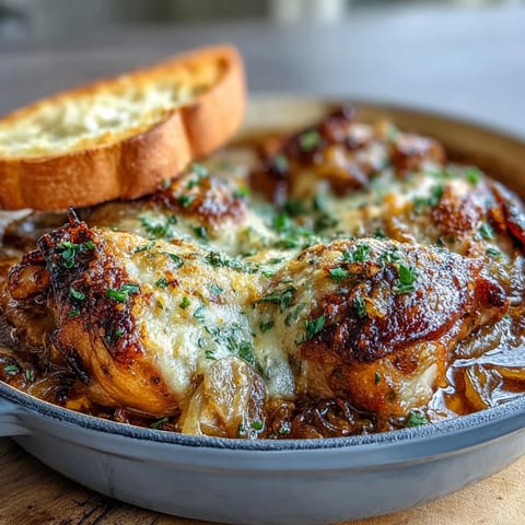 French Onion Chicken Thighs