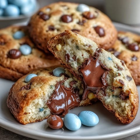 Cadbury Egg Cookie Bars