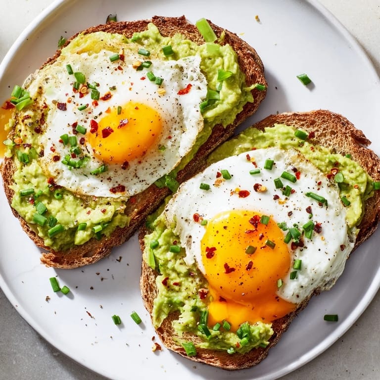 Golden slices of toasted bread topped with vibrant green avocado, a simple avocado toast creation.