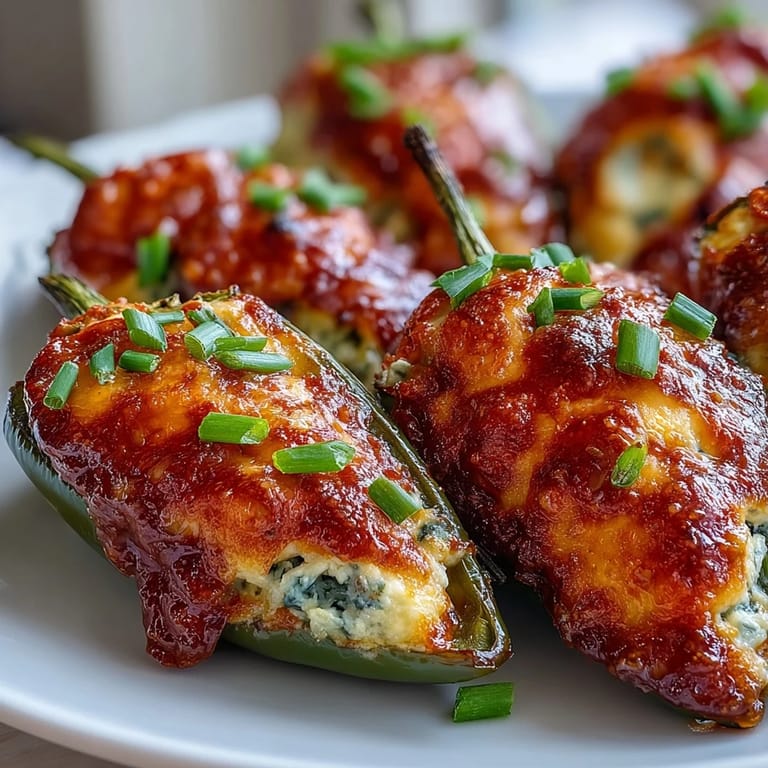 The rich buffalo sauce glaze adds a glossy, spicy finish to these appetizers, perfect for serving hot alongside crisp celery sticks.